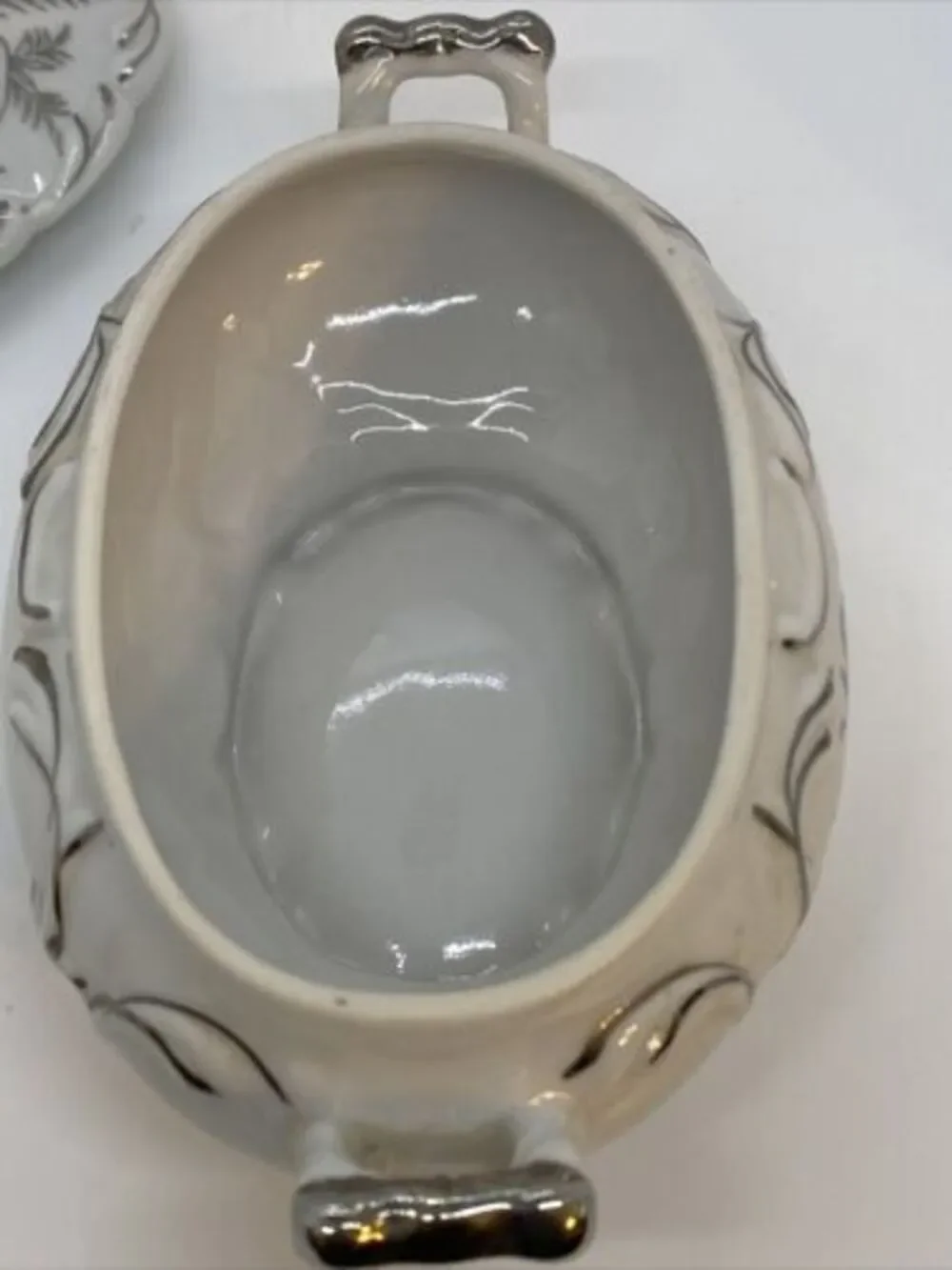 Norcrest 25th Silver Wedding Anniversary Dish With Lid Porcelain SMALL B-164